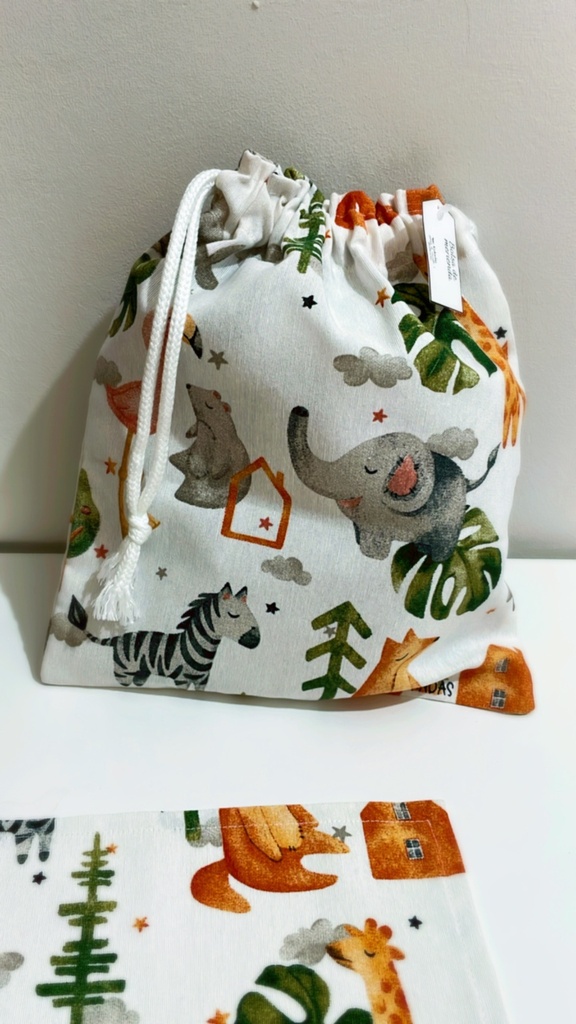 Bolsa de merienda animalitos
