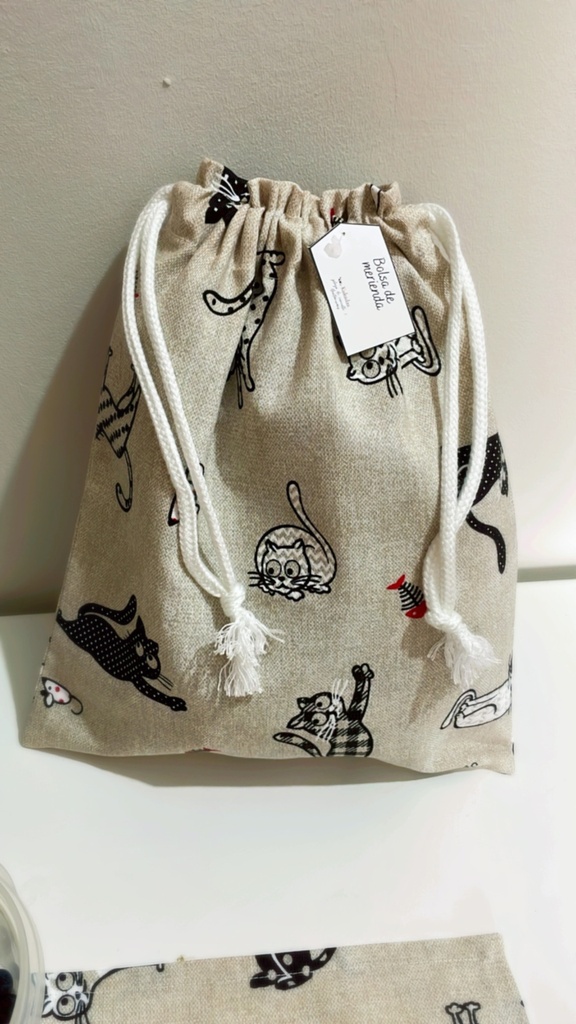 Bolsa merienda Gatitos