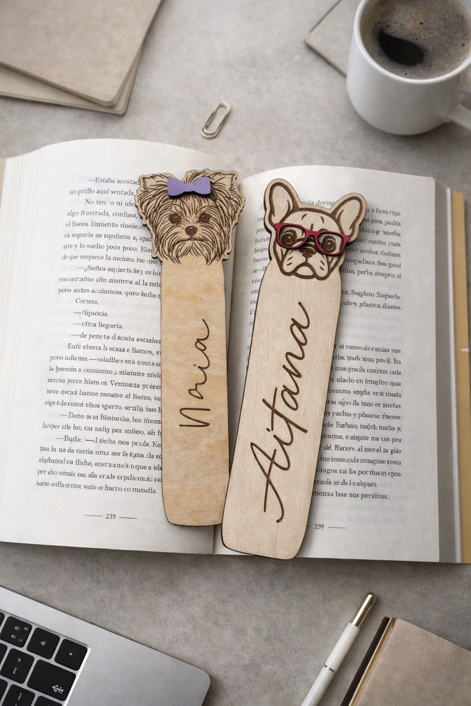 Marcapáginas personalizado de tu mascota