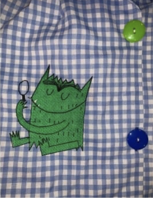 mandilón Monstruo de Colores