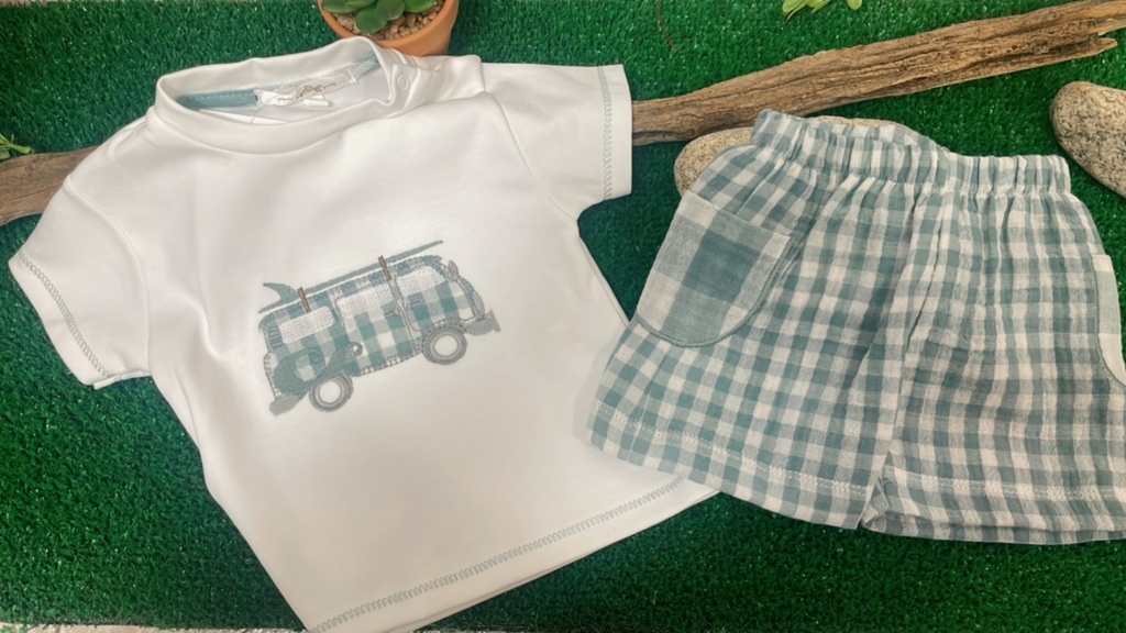 conjunto niño surf van