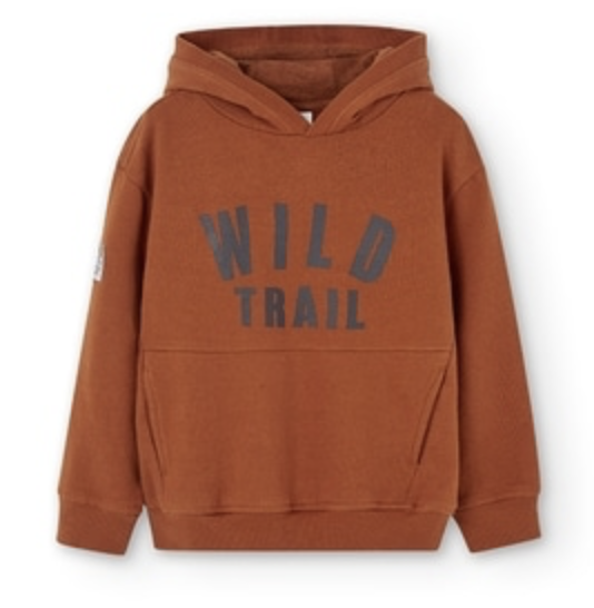 Sudadera teja