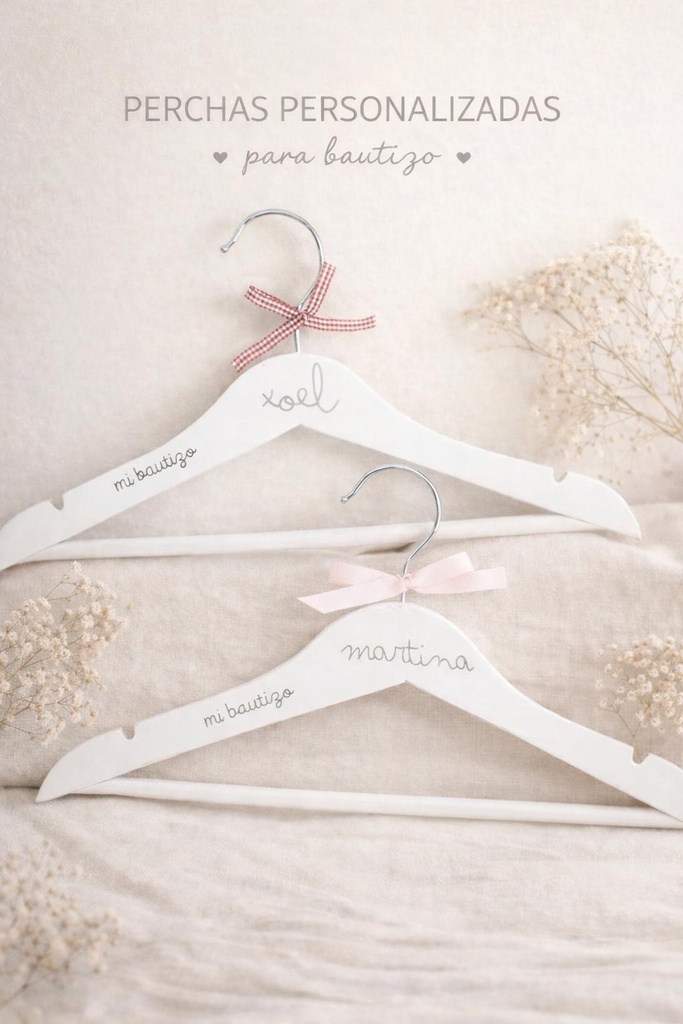 Percha personalizada infantil