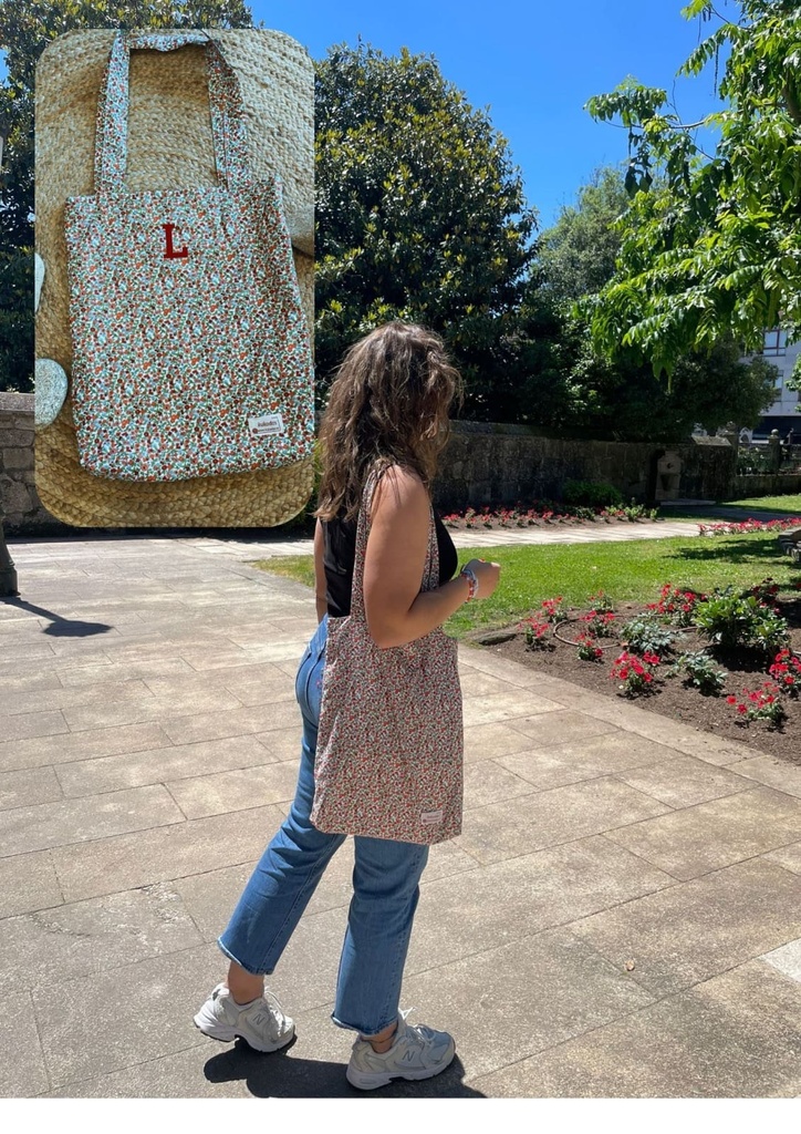 Tote bag flores