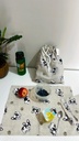 Pack mantel + servilleta Bull Dog